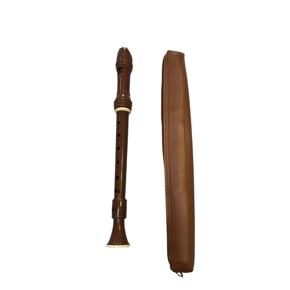 Vibraphone Recorder Brown Vibra-Bell‎ 3-Piece Instrument with Case